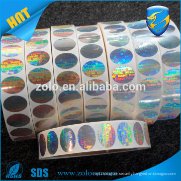 Anti-theft security printing custom hologram security stamp, secure hologram security stamp